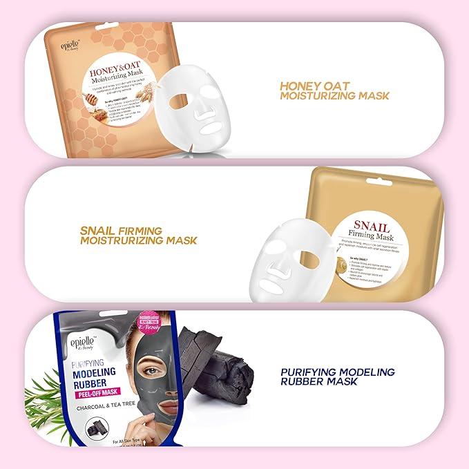 Epielle Best of K-Beauty Kit, 6 Home Spa Essentials, At-Home Spa Kit - Image 4