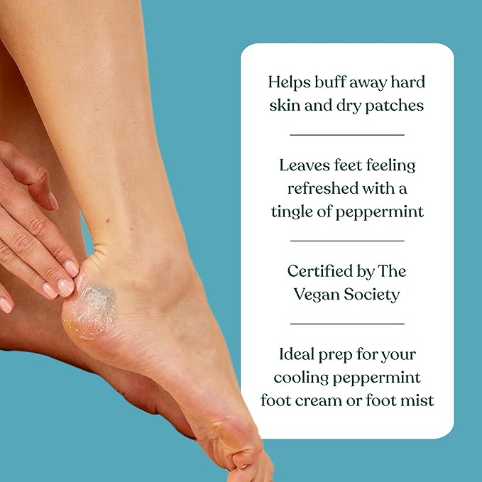 The Body Shop Peppermint Invigorating Foot Scrub | Cooling Exfoliator - Image 5