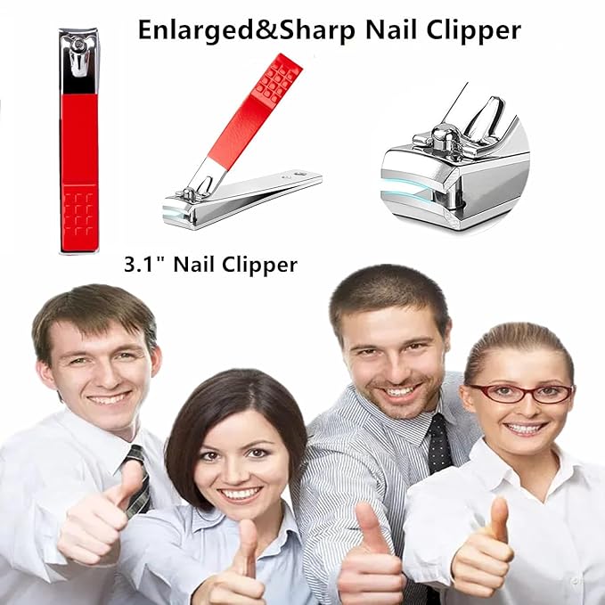 Nail Clippers for Women Manicure Kit for Women Men Manicure Set Nail Clipper - Image 4