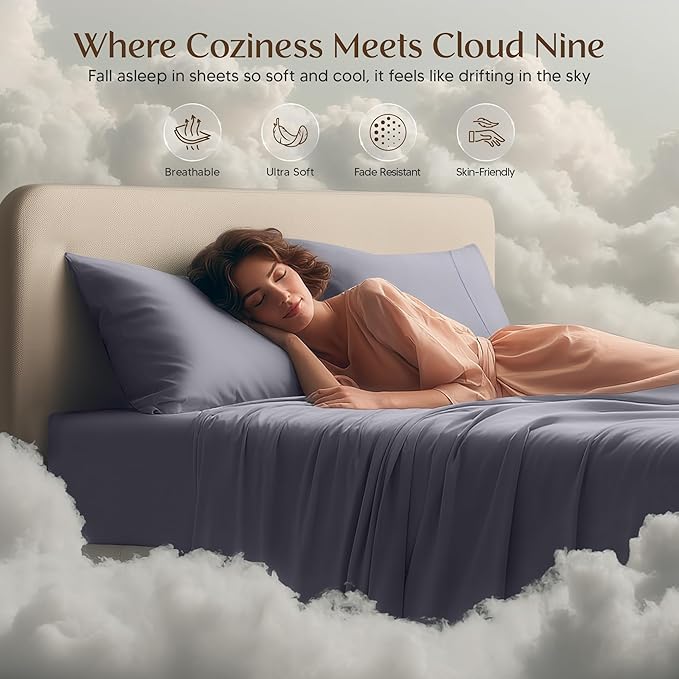 Utopia Bedding King Size Sheet Set – 4 Piece Bed Sheets, Soft and Breathable - Image 6