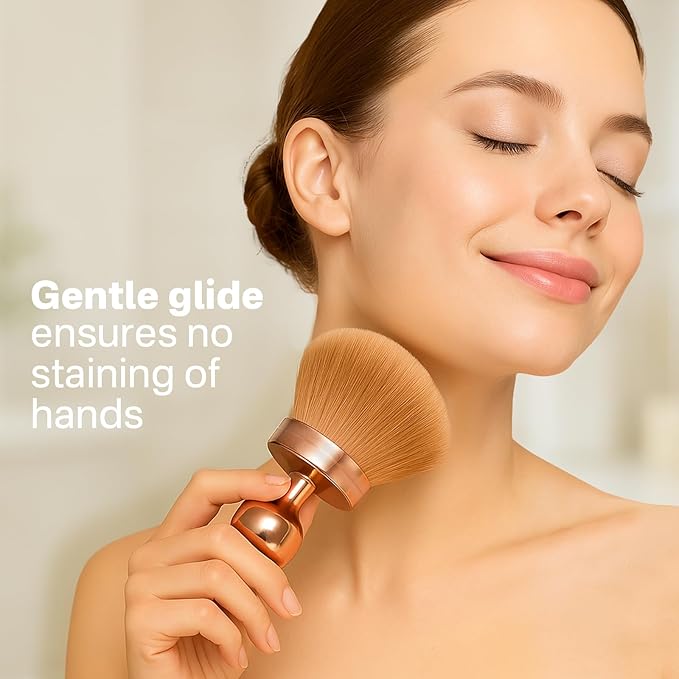 Kabuki Self Tanner Brush – Round Dome Blending Brush - Image 2