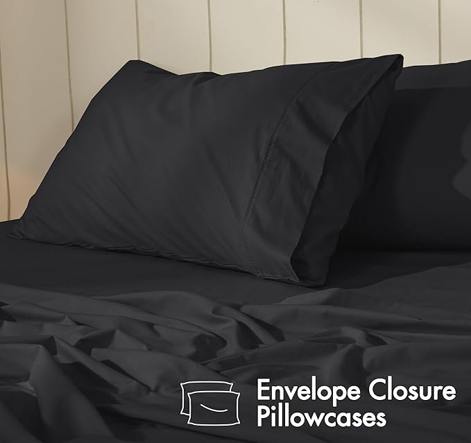 RUVANTI 100% Cotton Sheets – Twin XL Size Percale Bedding, Cooling & Breathable - Image 5