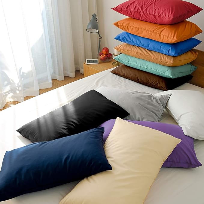 FLXXIE Pillow Cases Queen, Soft Microfiber Pillow Covers - Image 5