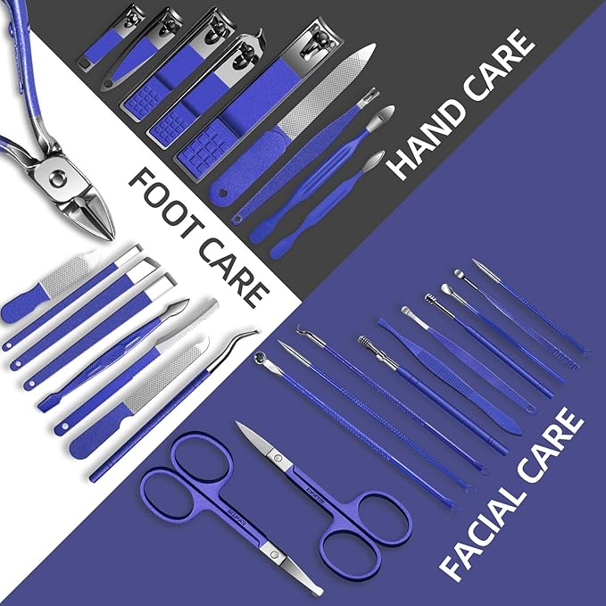 Manicure Set 30 in 1 Nail Clippers Set, Nail Manicure Kit - Image 5