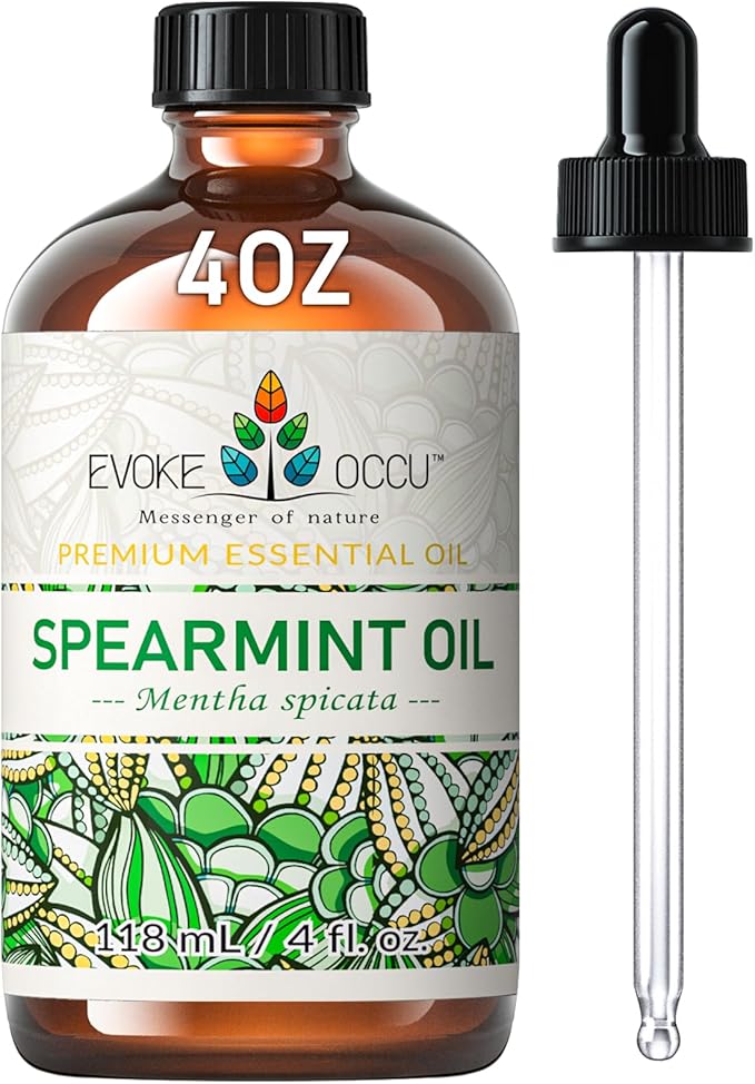 EVOKE OCCU Spearmint Oil for Inhibit Facial Hair Growth, Air Freshening by enjoythesmellofnature