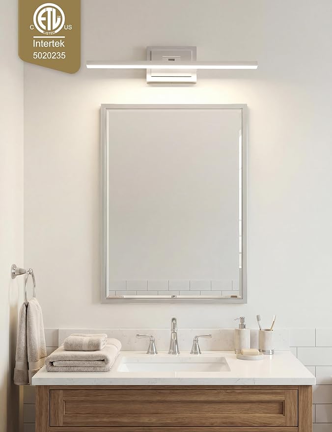 VOLISUN Modern Bathroom Vanity Light 24 inch, 14W Dimmable 5CCT Led Bathroom - Image 2