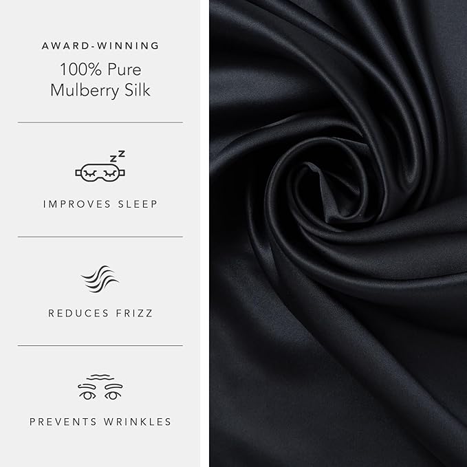 Fishers Finery 19mm 100% Pure Mulberry Silk Pillowcase, Quality Tested - Image 5