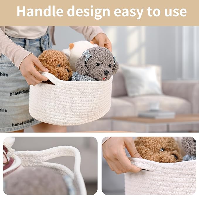 Happyiren Cute Burgundy Woven Gift Basket – Empty Burr Baskets - Image 4