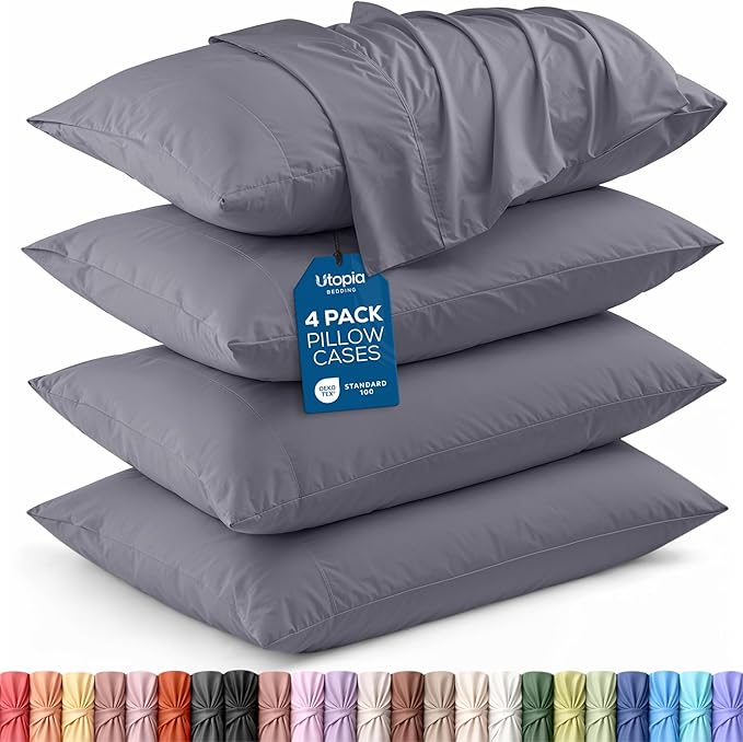 Utopia Bedding Standard Pillow Cases by UTOPIABEDDING