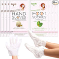 SpaLife Moisturizing Hand Gloves & Foot Mask Socks | Korean Skincare Set by SpaLife