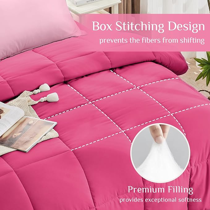 JOLLYVOGUE California King Comforter Set, Ultra-Soft Bed in a Bag 7 Pieces - Image 3