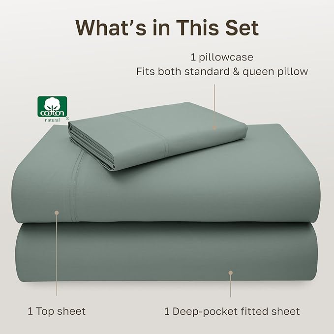 California Design Den Twin Sheet Set - Image 4