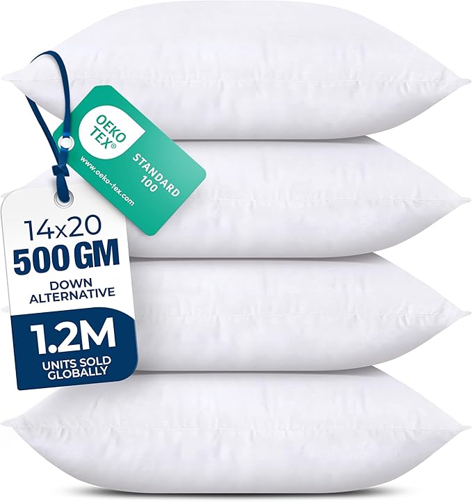 Utopia Bedding Throw Pillows – 14 x 20 Inches Down Alternative Pillows by UTOPIABEDDING