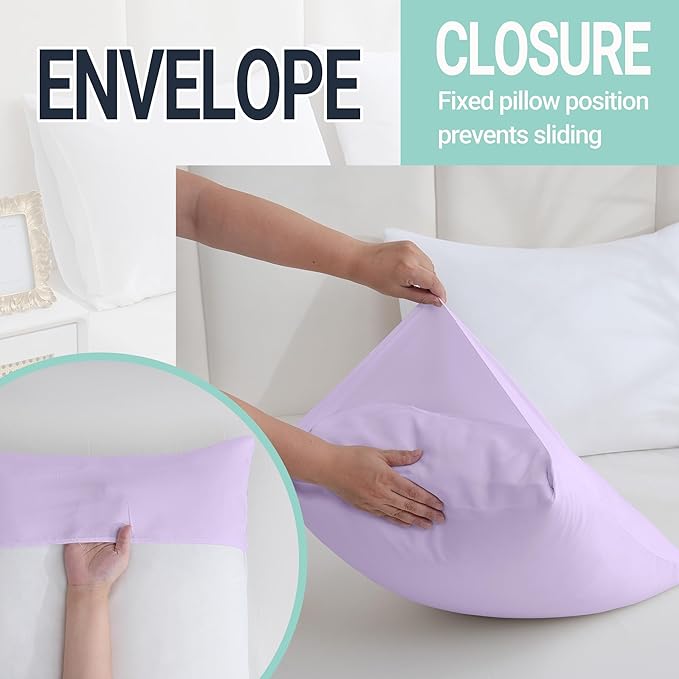 ZPECC Pillow Cases King Size Set of 12, 20x36 Envelope Closure Pillowcases - Image 5