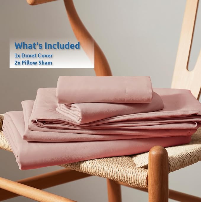 Nestl Blush Pink Duvet Cover King Size - Image 9