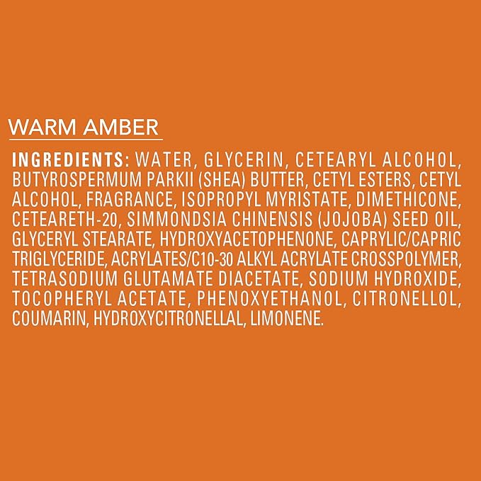 Jergens Shea Fusion Warm Amber Scented Lotion, Moisturizing Body Lotion - Image 7