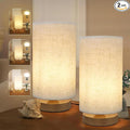 Minimalist Bedside Table Lamps for Bedrooms Set of 2, 3 Color Temperature by SEENSINY