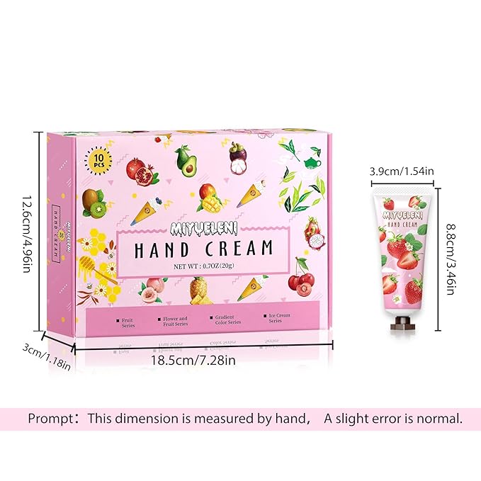 Hand Cream Gift Set 10 Pack, Mothers Day Gifts, Moisturizing Hand Lotion Travel - Image 7