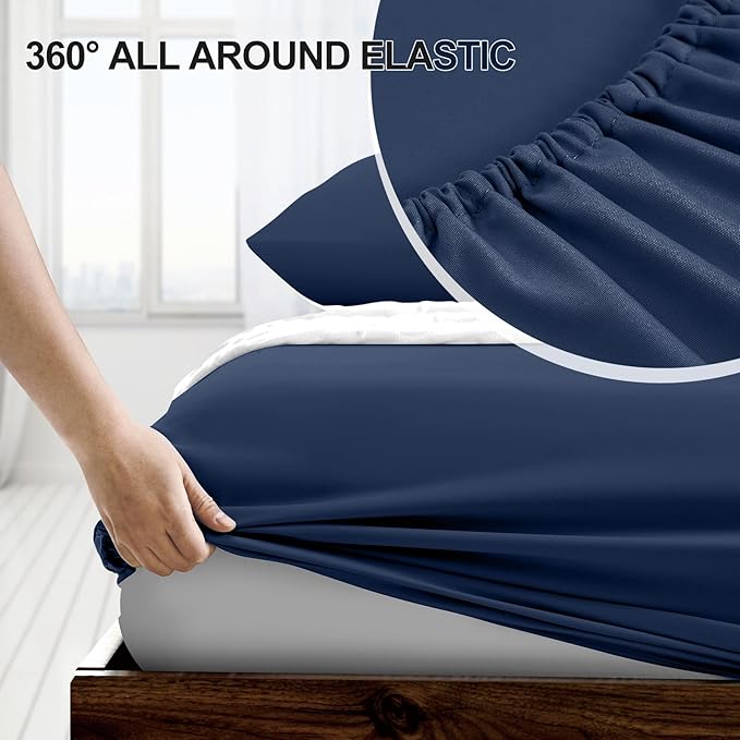 FreshCulture California King Fitted Sheet Only - Image 3