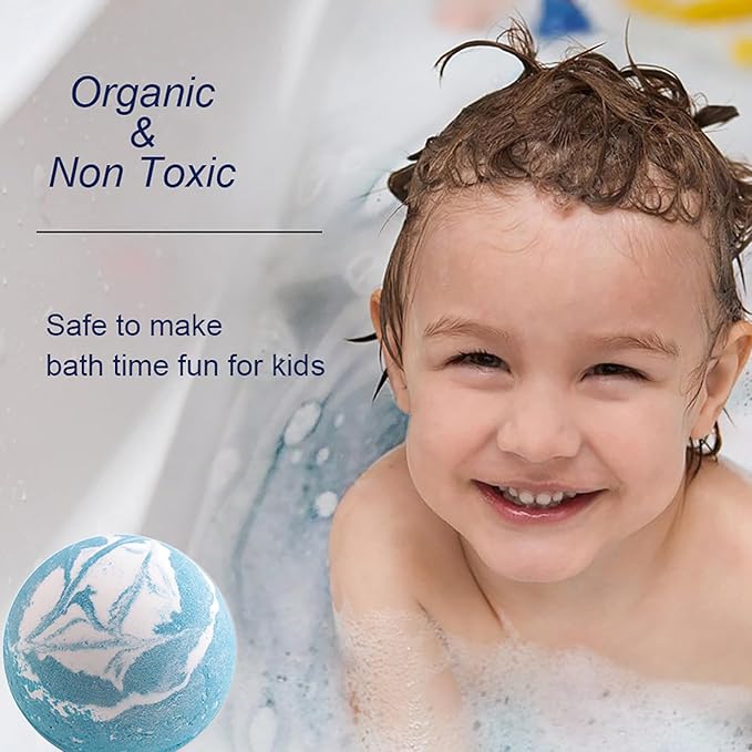 Blue Bath Bombs for Women Spa Gift Set - Image 8