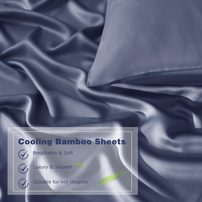 Homiest Cooling Pillow Cases Standard Size Set of 2, 100% Rayon Derived from - Image 4