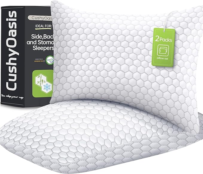 CushyOasis Shredded Memory Foam Pillow by CushyOasis