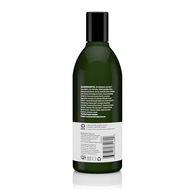 Avalon Organics Bath & Shower Gel, Nourishing Lavender, 12 Oz - Image 2