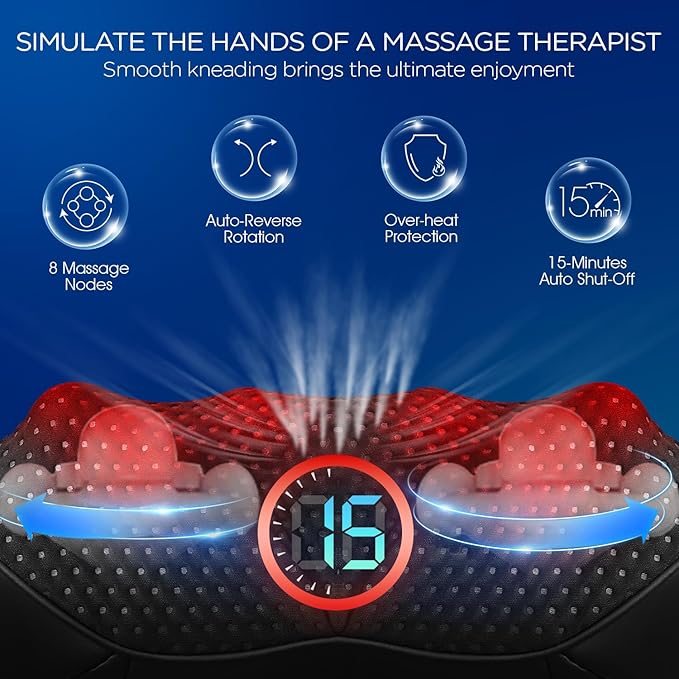 VOYOR-HEALTH Shiatsu Neck and Back Massager - Image 5