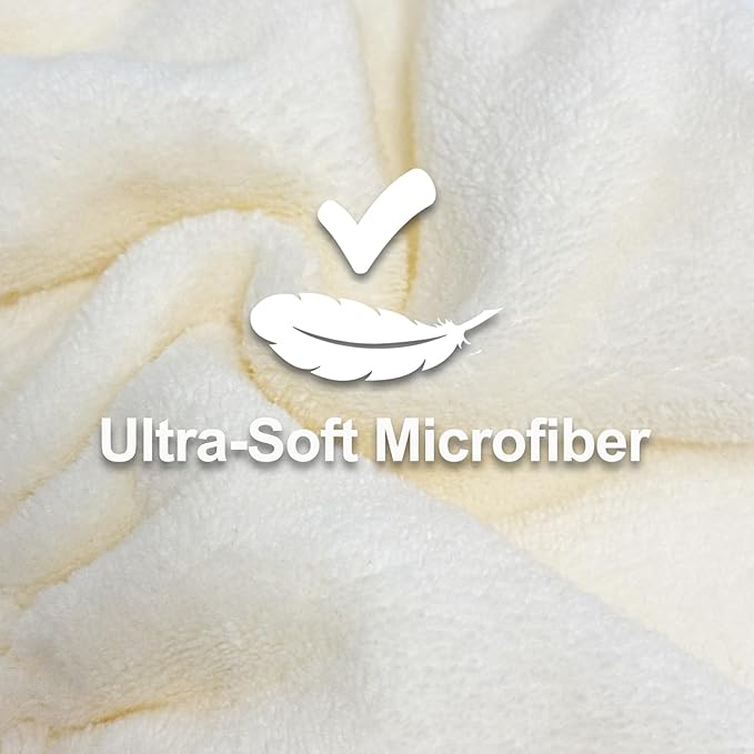 Jseng 3Packs Microfiber Hair Towel - Image 2