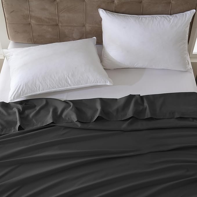 ZPECC Bulk Flat Sheets Only King Size 6 Pack, Easy Sort Top Bed Sheet by - Image 7