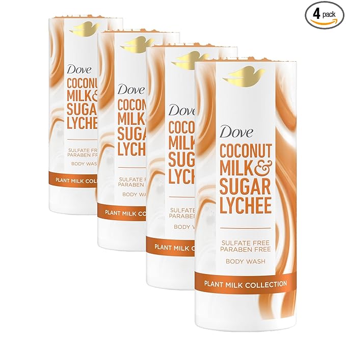 Dove Plant Milk Cleansing Body Wash Coconut & Lychee by Dove
