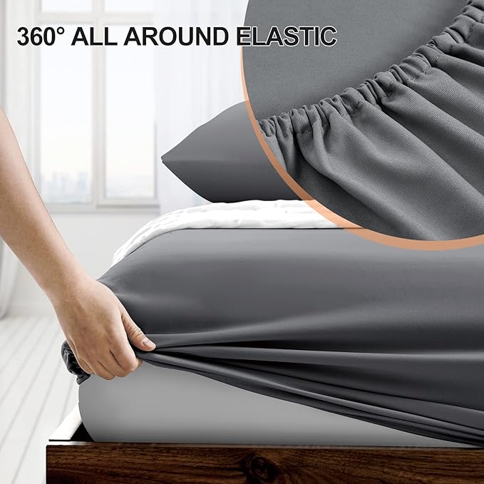 FreshCulture California King Fitted Sheet Only - Image 3