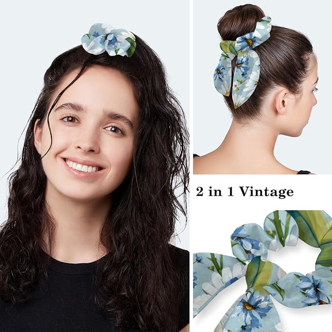 Scrub Cap with Hair Scrunchy, Ponytail Holder Surgical Cap - Image 5