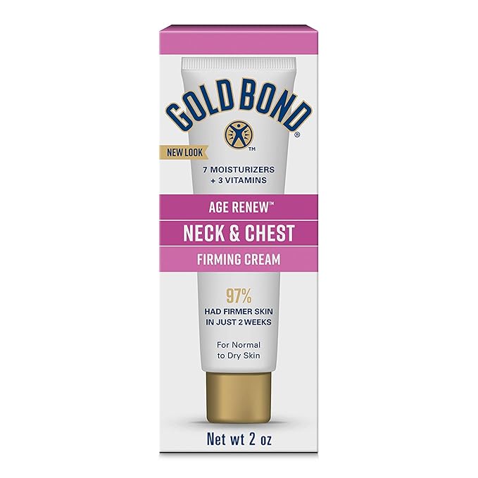 Gold Bond Age Renew Neck & Chest Firming Cream, 2 Oz, and Visibly Improves by GoldBond