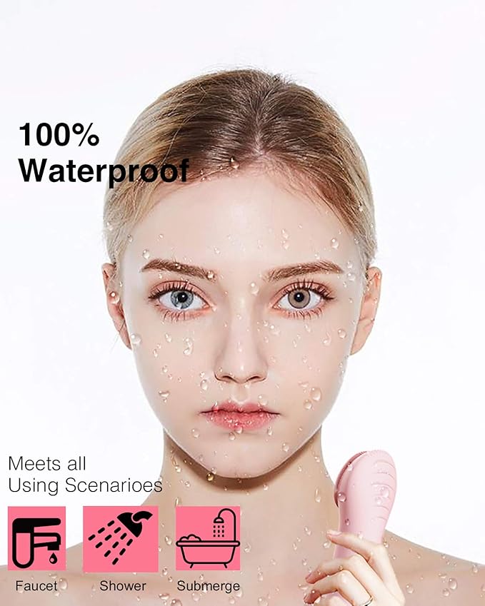 NågraCoola CLIE Facial Cleansing Brush, Waterproof and Rechargeable Electric - Image 2