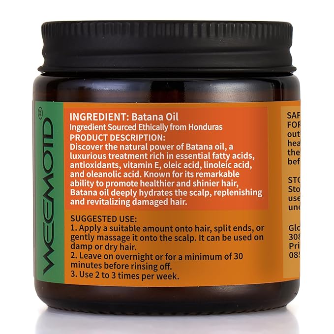 Batana Oil for Hair Growth Dr Sebi, 100% Raw Organic Batana Hair Mask from - Image 9