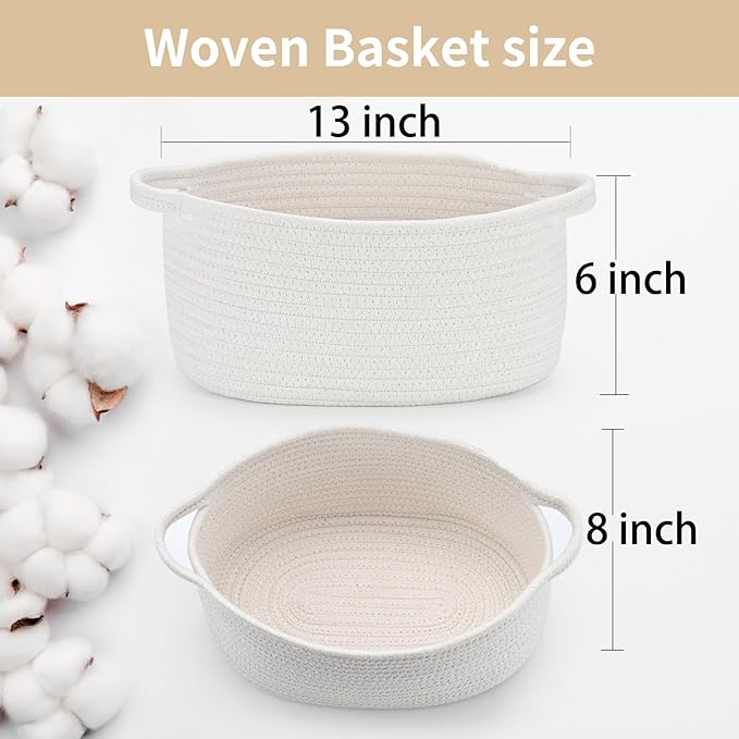 Happyiren Cute Woven Storage Basket - Image 2