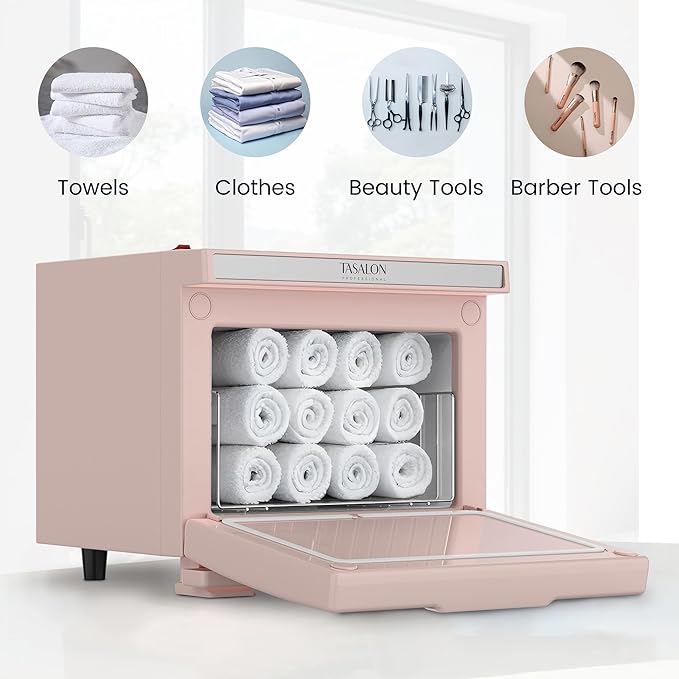 TASALON 8L Towel Warmer Hot Cabinet Box, Aluminum Inner Chamber, Removable Tray - Image 3