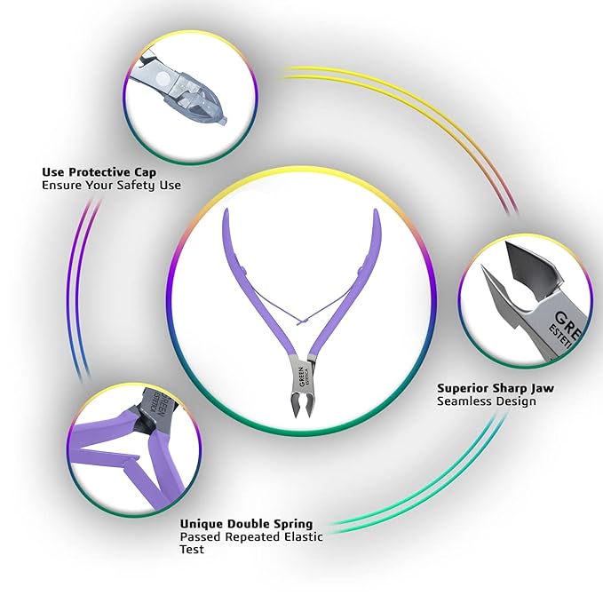 Professional Cuticle Trimmer Nail Cuticle Cutter Stainless Steel Cuticle Nippers - Image 4