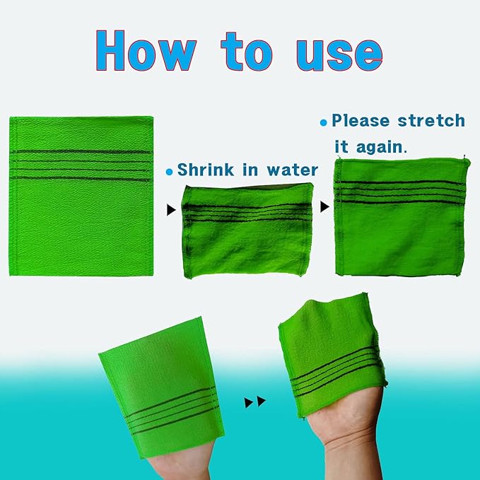 Exfoliating Bath Washcloth Mitt - Image 6