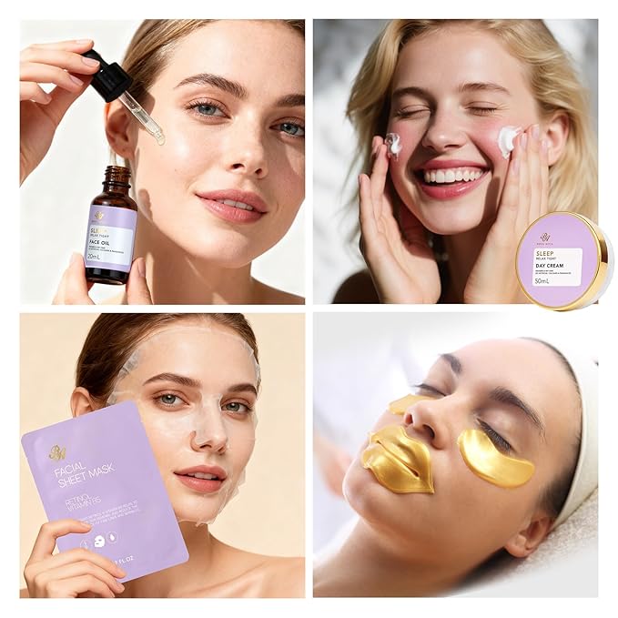 23 Pcs Mother's Day Gifts, Lavender Facial Skin Care Set, Bath and Body Gifts - Image 2
