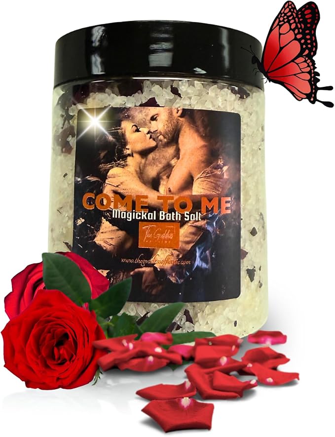 Come to Me Bath Salts 12oz – Spiritual Love Ritual Bath Soak – Manifestation & by TheGoddessofFlame