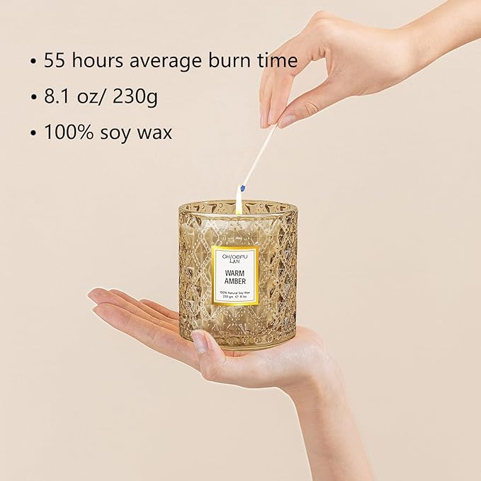 Chloefu LAN Amber Candles, Luxury Candle - Image 2
