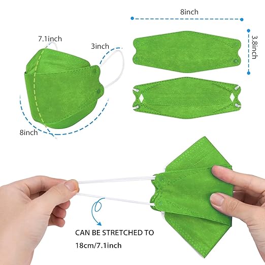 Borje KN95 Face Masks 50 Pack, Breathable Comfortable and Disposable KN95 Mask - Image 5