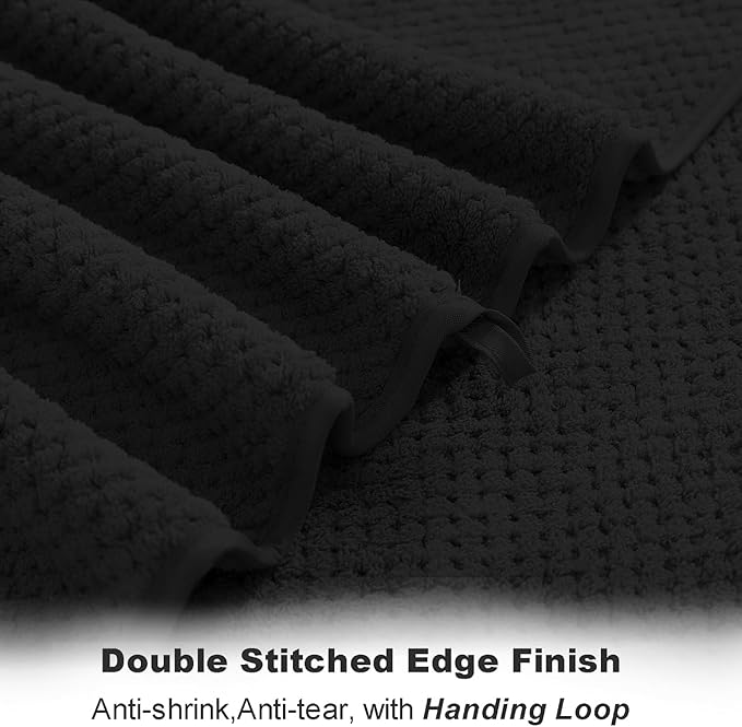 8-Piece Bath Towel Set, 2 Extra Large Bath Towel Sheets, 2 Hand Towels and 4 - Image 4