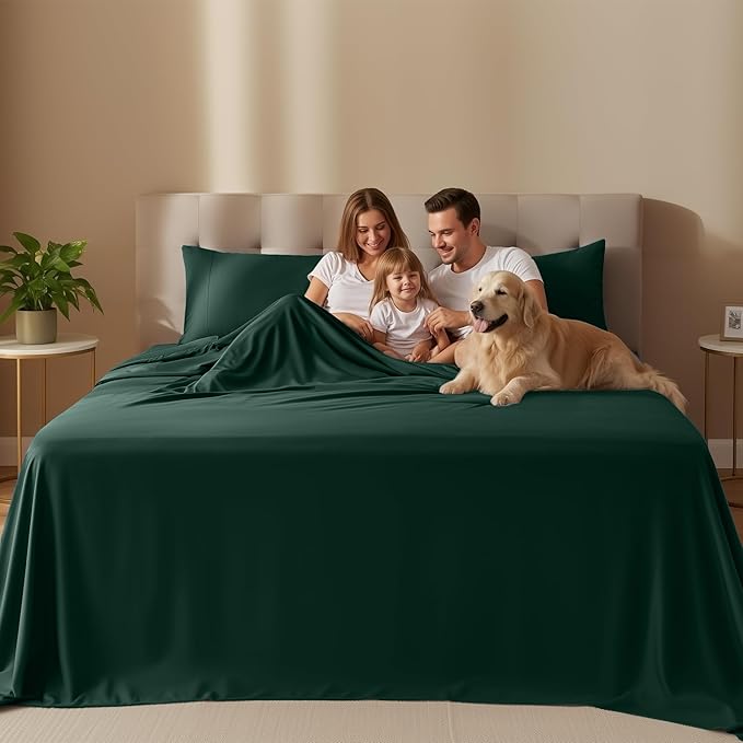Utopia Bedding Queen Size Sheet Set – 4 Piece Bed Sheets, Soft and Breathable - Image 2