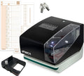 uPunch CR1000 Digital Time Clock and Date Stamp for Small Business: Complete Employee Time Tracking System with 50 Time Cards, Ribbon & Keys