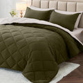 MUXHOMO 7 Pieces Queen Comforter Set, Reversible Bed in a Bag Queen Size by MUXHOMO