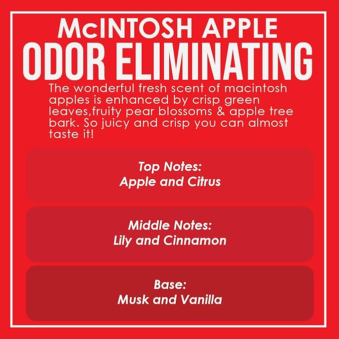 Mcintosh Apple Odor Eliminating Highly Fragranced Candle - Image 4