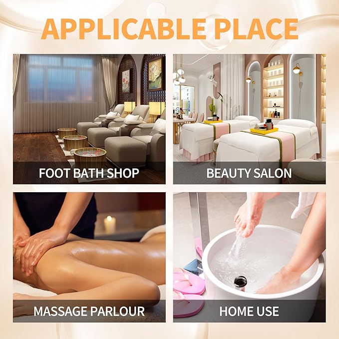 Pedicure Kit Foot Soak Set: Bubble Salt, Sugar Scrub, Massage Mask, Massage - Image 8